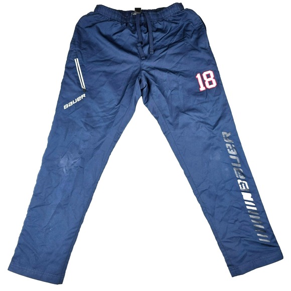 Bauer Other - Bauer Team Hockey Track Pants Athletic Joggers Navy Blue Sz S P